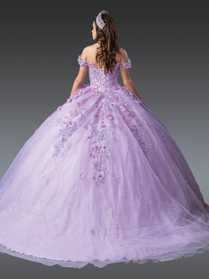 Dancing Queen 1951 Embellished Bodice Off-Shoulder Ball Gown