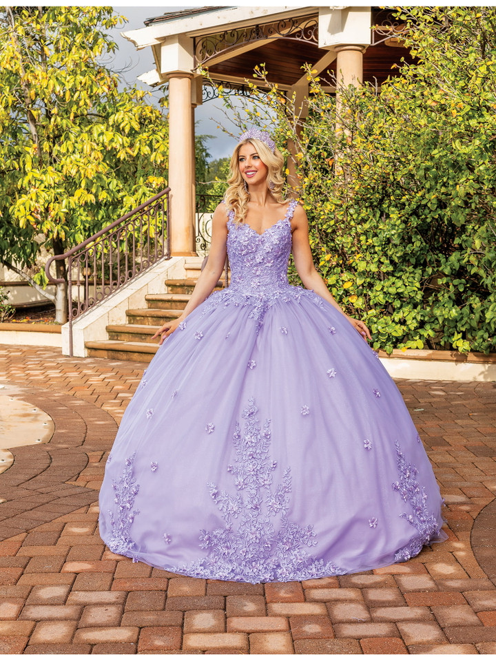 Dancing Queen 1898 Embroidered Appliques Tulle Ballgown