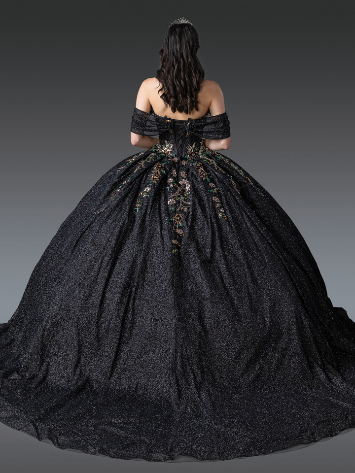 Dancing Queen 1939 Beaded Bodice Off-Shoulder Ball Gown