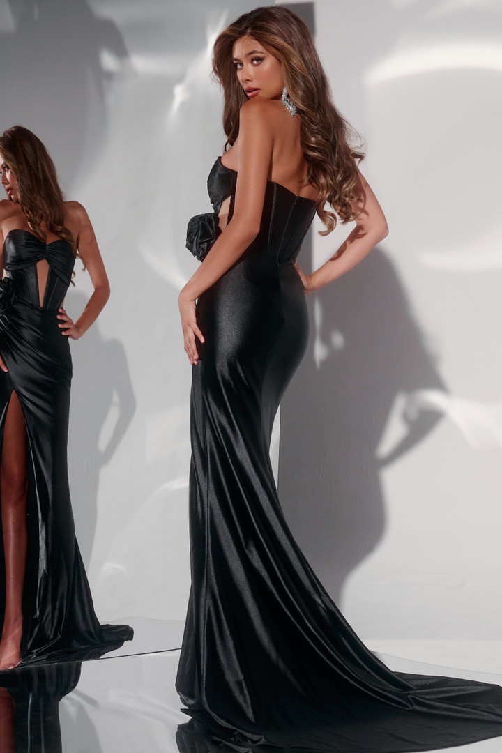 Jovani D5019 Sweetheart Neck Strapless Long Dress