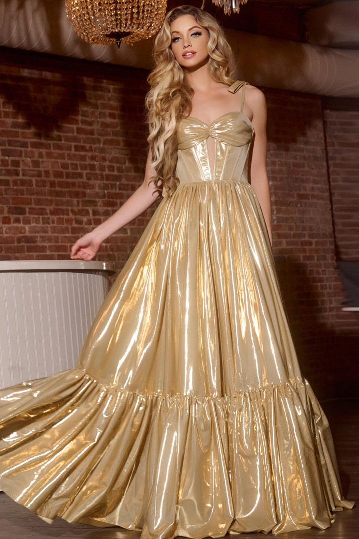 Jovani 43596 Sweetheart Neck Sleeveless Long Dress