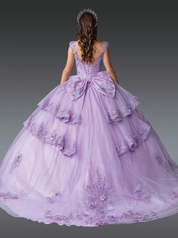 Dancing Queen 1952 Floral Embroidered Cap Sleeves Dress