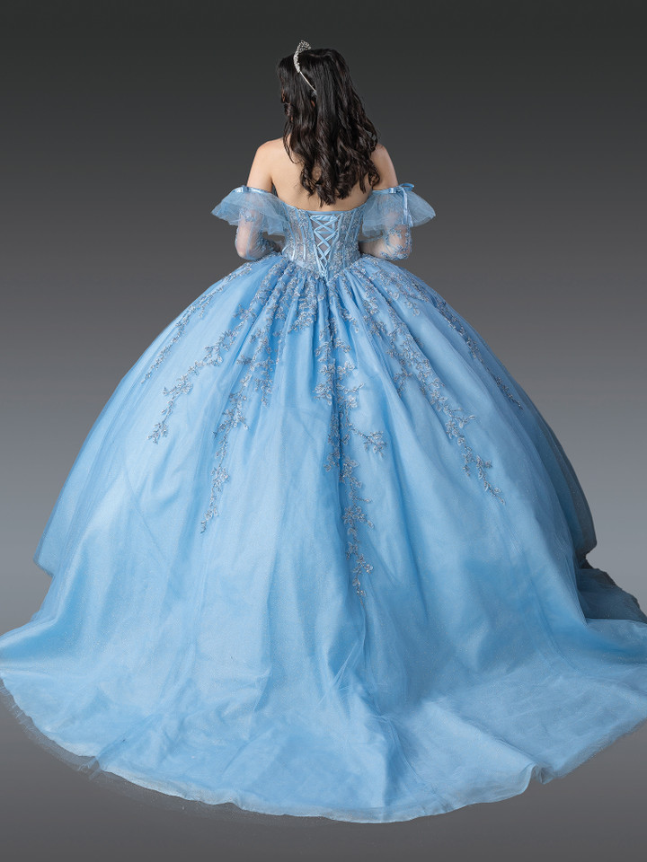 Dancing Queen 1910 Embroidered Floral Off-Shoulder Dress