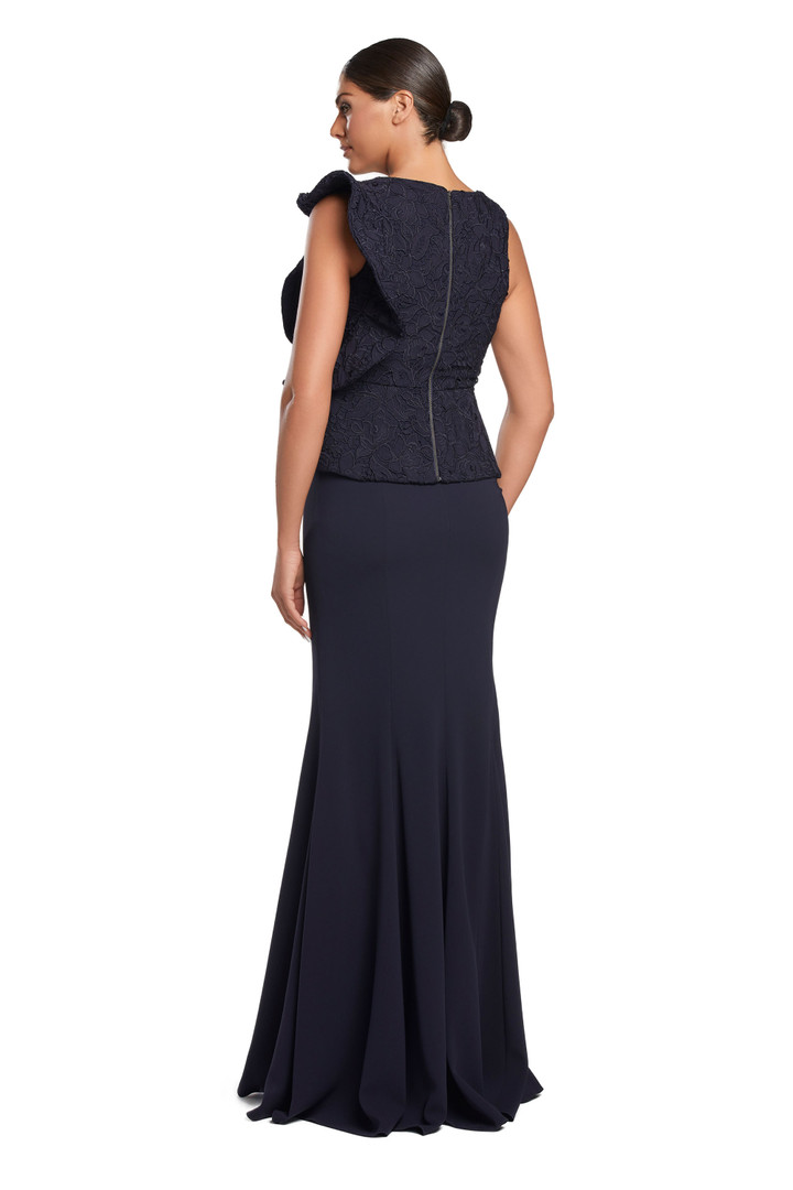 Alexander by Daymor 2039-44 Round Neck Sleeveless Long Dress