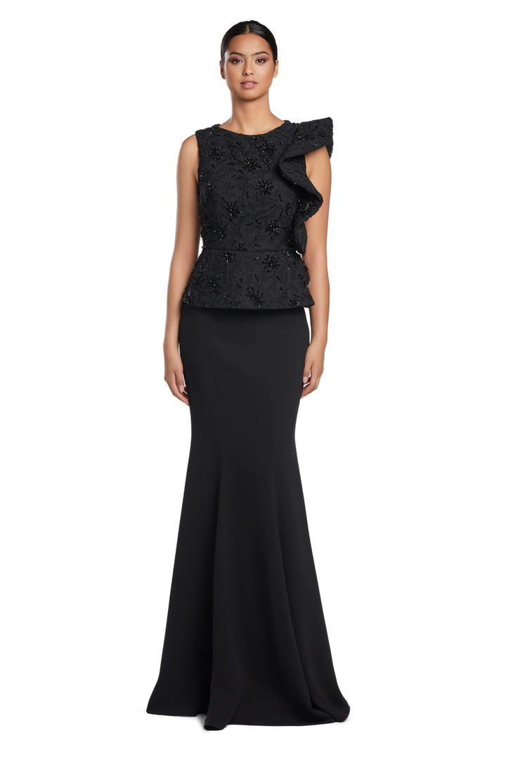 Alexander by Daymor 2039-44 Round Neck Sleeveless Long Dress