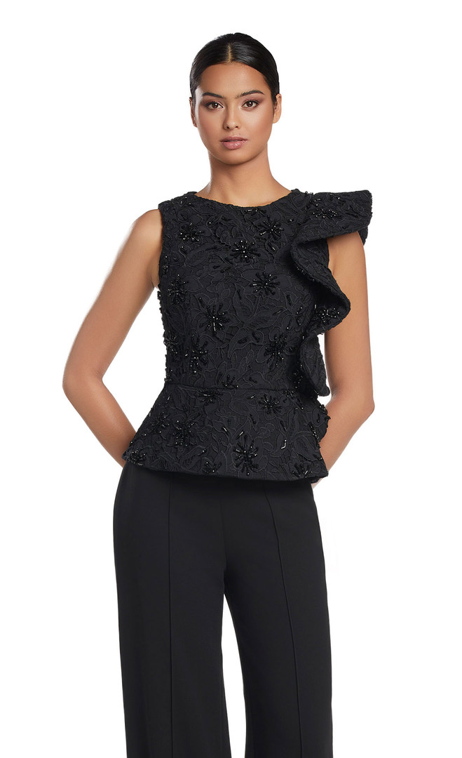 Alexander by Daymor 2039-45 Round Neck Sleeveless Long Dress