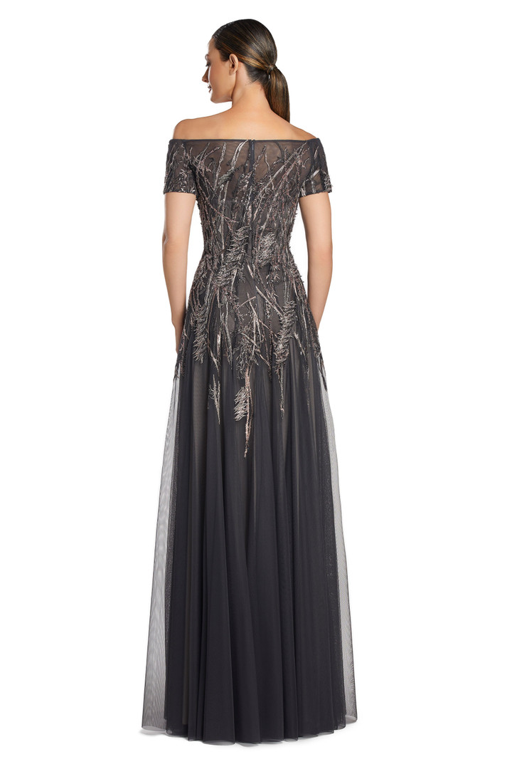 Alexander by Daymor 2051 Off Shoulder Short Sleeves Dress