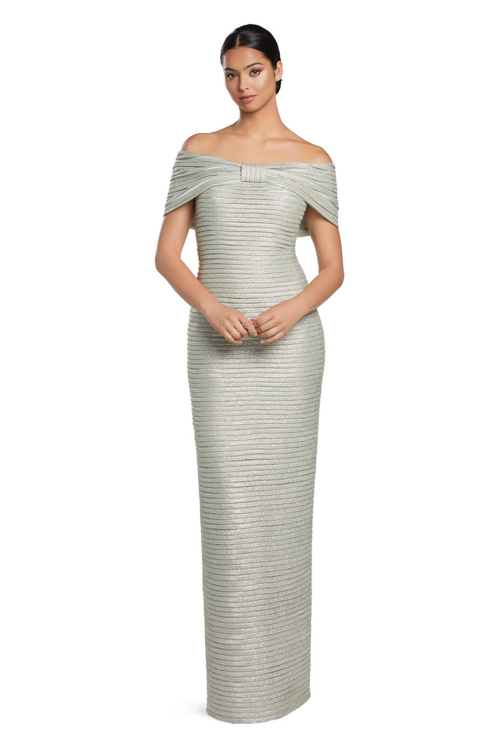 Alexander by Daymor 2066 Off Shoulder Sleeves Evening Dress