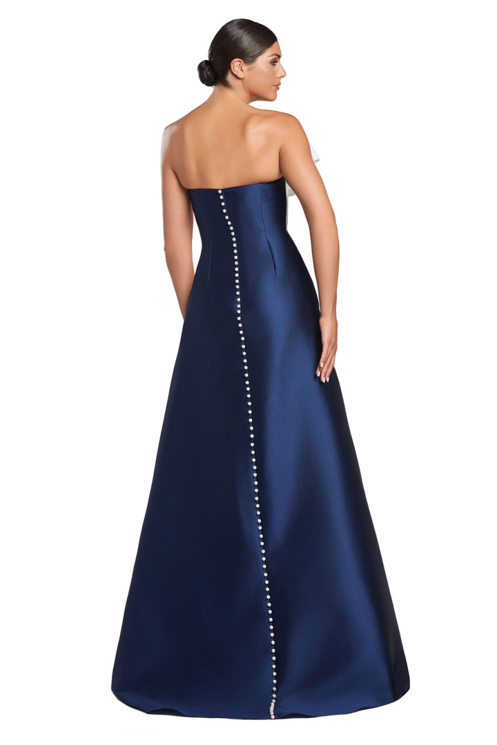 Alexander by Daymor 2068 Asymmetric Neck Strapless Dress