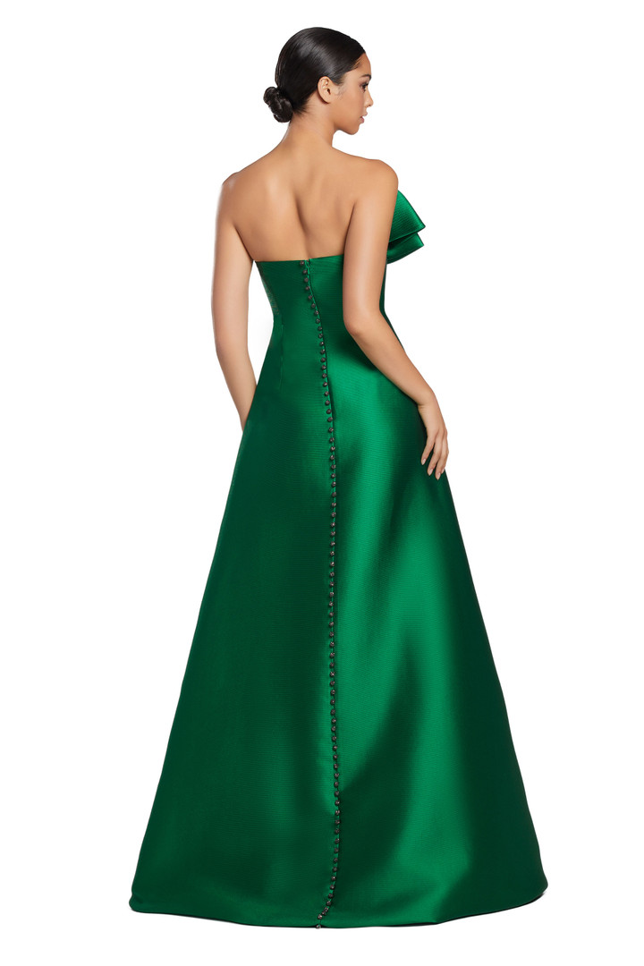 Alexander by Daymor 2068 Asymmetric Neck Strapless Dress