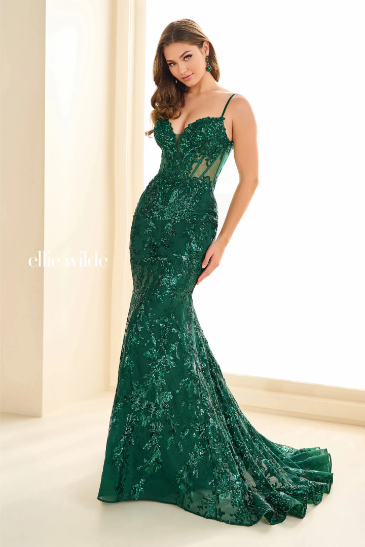 Ellie Wilde by Mon Cheri EW36003 Stretch Lining Long Dress