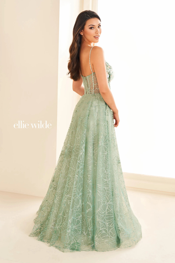 Ellie Wilde by Mon Cheri EW36218 Tulle Cracked Ice Dress