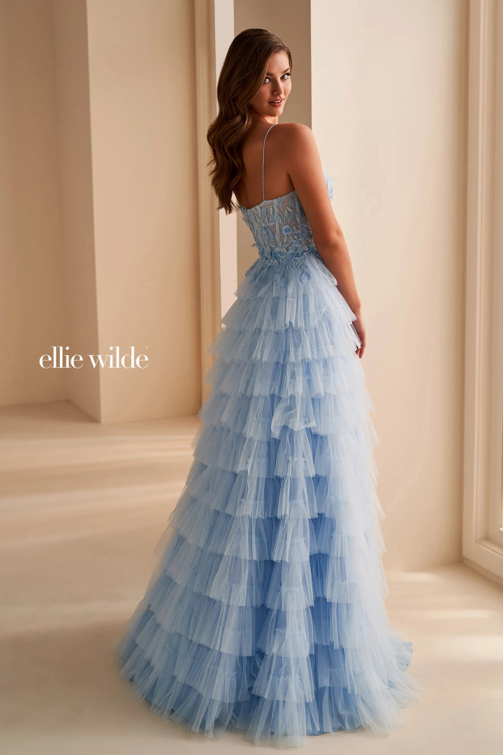 Ellie Wilde by Mon Cheri EW36223 Beading Sequin Tulle Dress