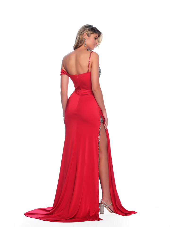 Dave and Johnny 11728 Sweetheart Neckline Fitted Long Dress