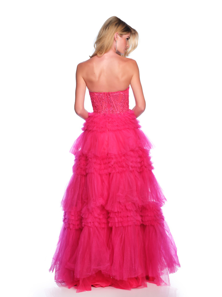 Dave and Johnny 11845 Sweetheart Neck Strapless Fitted Dress