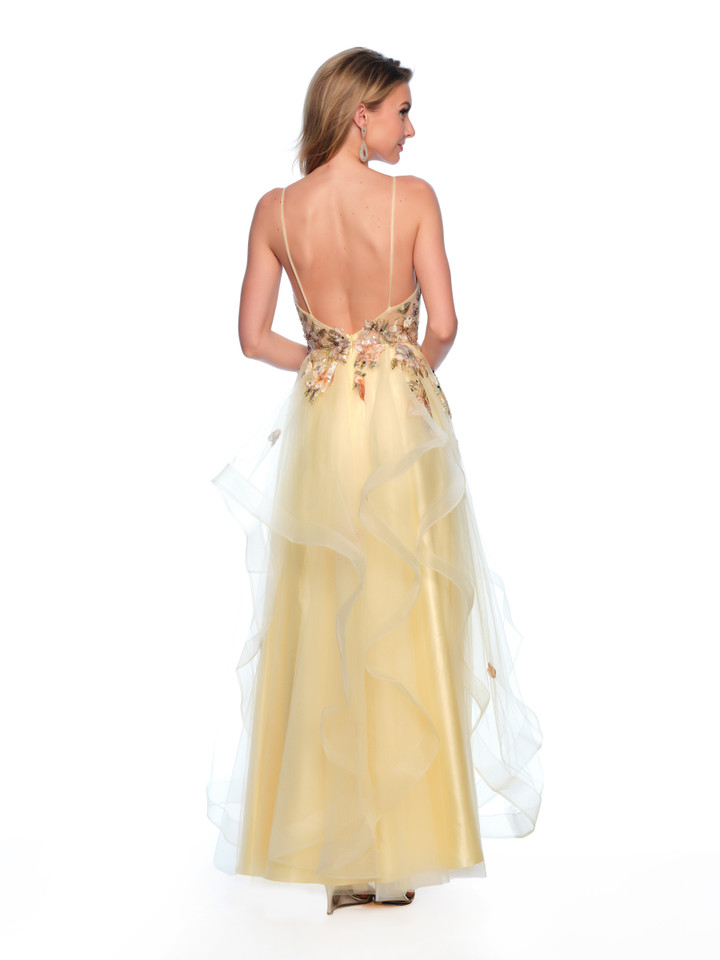 Dave and Johnny 11859 Spaghetti Straps Sleeveless Long Dress