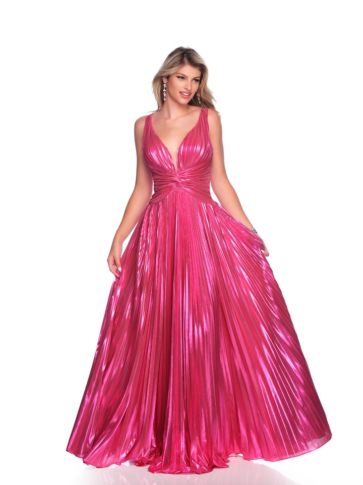 Dave and Johnny 12078 Illusion neck Sleeveless Long Dress