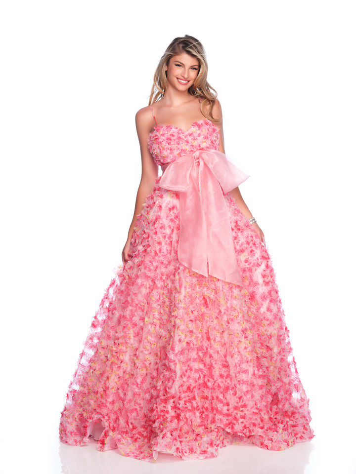 Dave and Johnny 12136 Spaghetti Straps Sweetheart Neck Dress