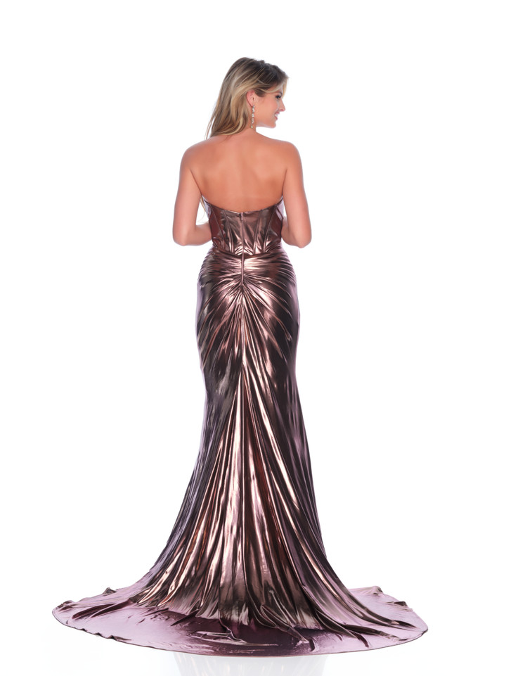 Dave and Johnny 12160 Sweetheart Neck Strapless Long Dress