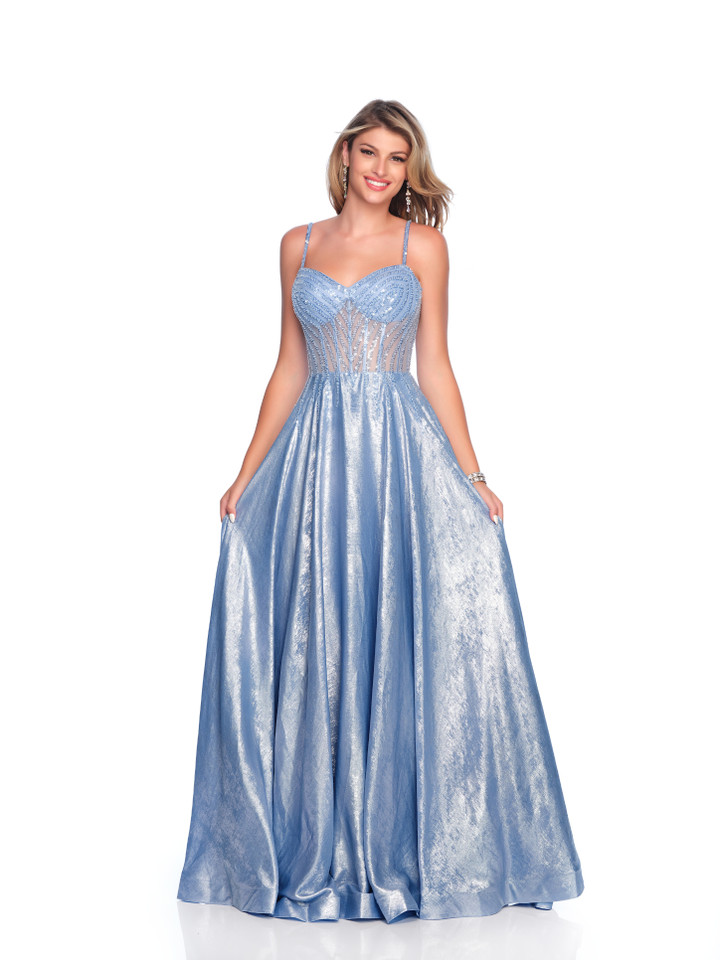 Dave and Johnny 12180 Spaghetti Straps Sleeveless Dress