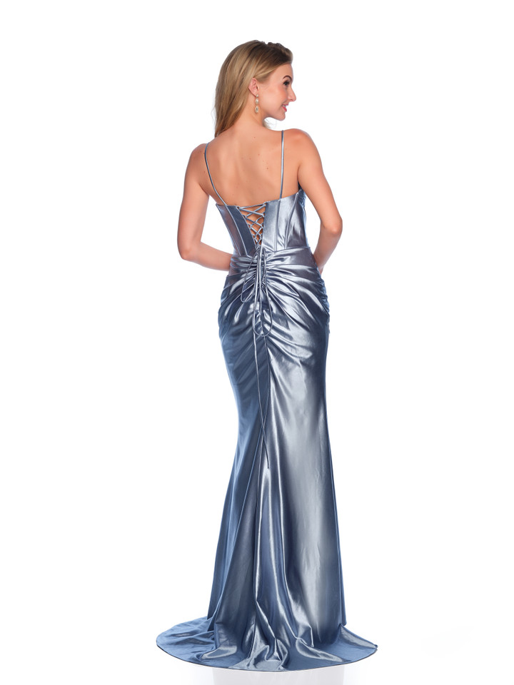 Dave and Johnny 12250 Spaghetti Straps Sleeveless Long Dress
