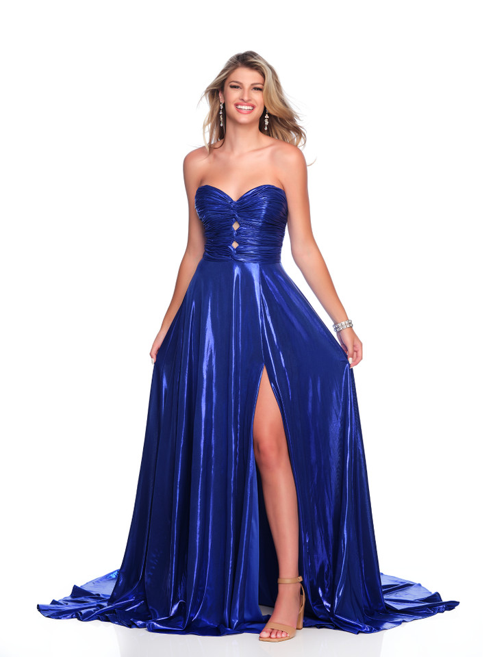 Dave and Johnny 12328 Strapless Sweetheart Neck Long Dress