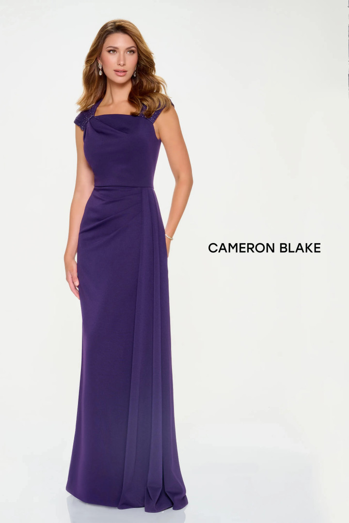 Cameron Blake by Mon Cheri CB205 Stretch Crepe Long Dress