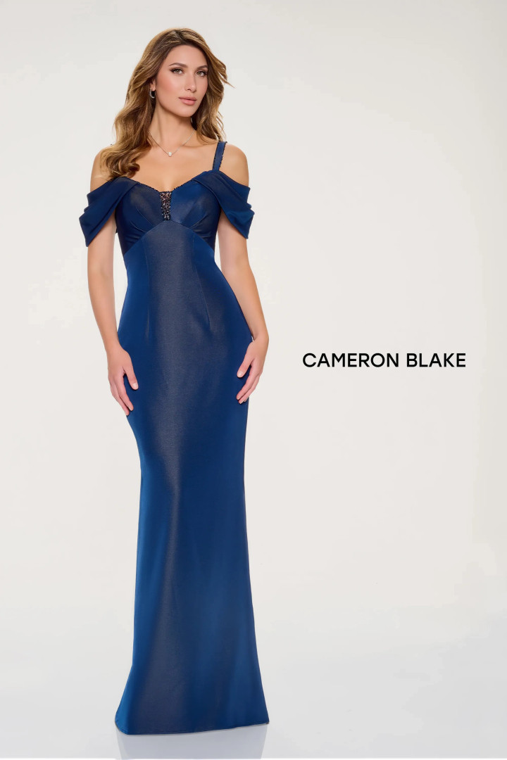 Cameron Blake by Mon Cheri CB214 Tulle Stretch Lining Dress