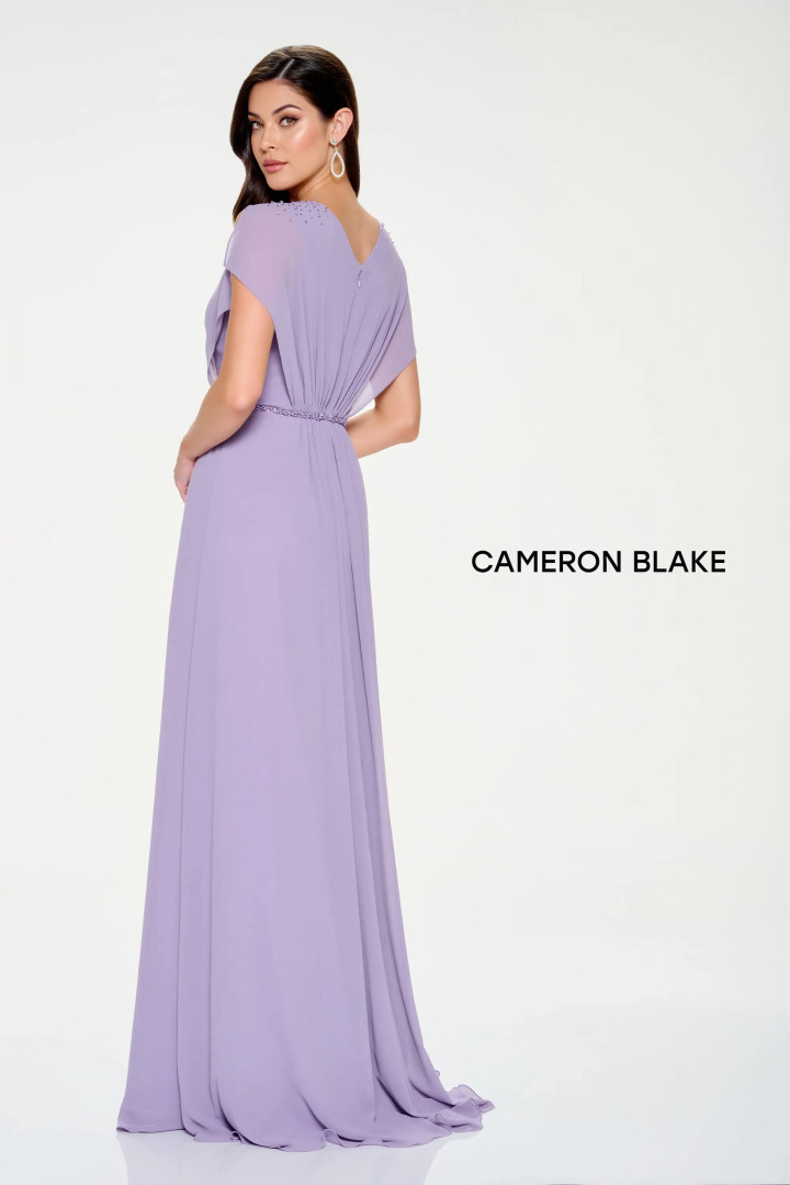 Cameron Blake by Mon Cheri CB203 Chiffon Pongee Lining Dress