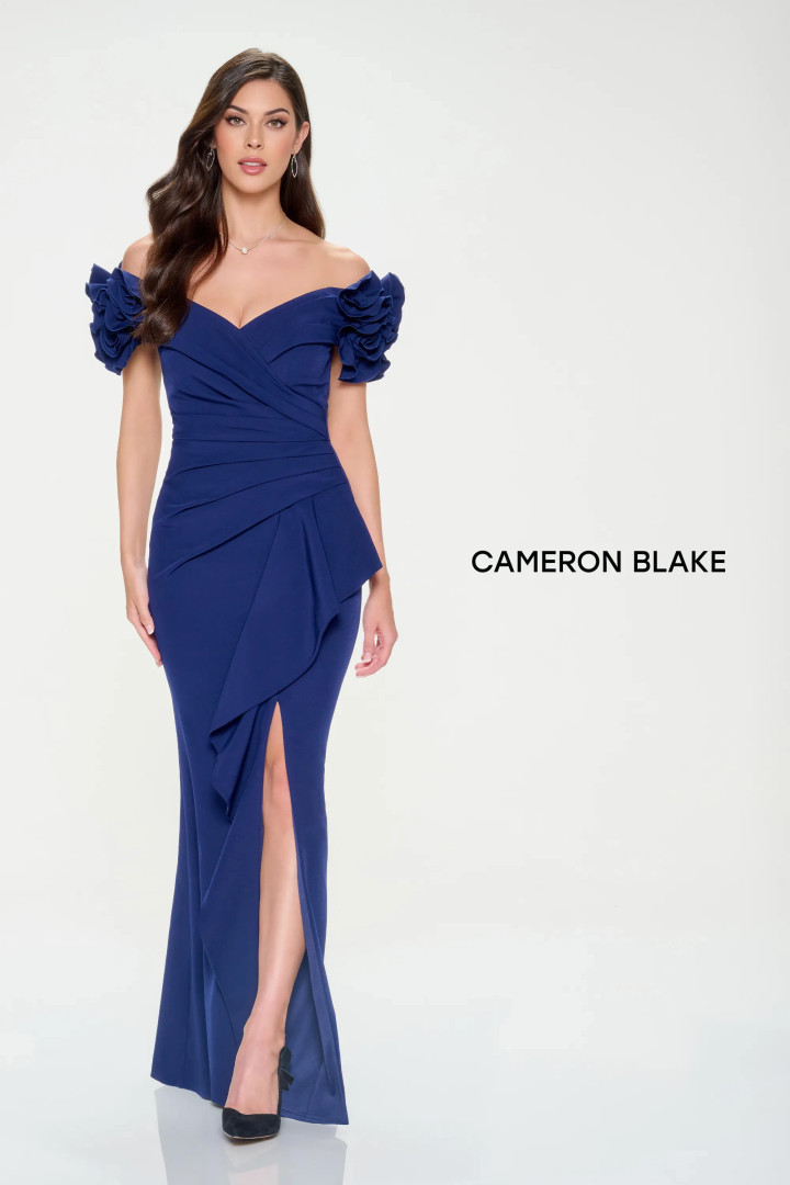 Cameron Blake by Mon Cheri CB209 Stretch Crepe Long Dress