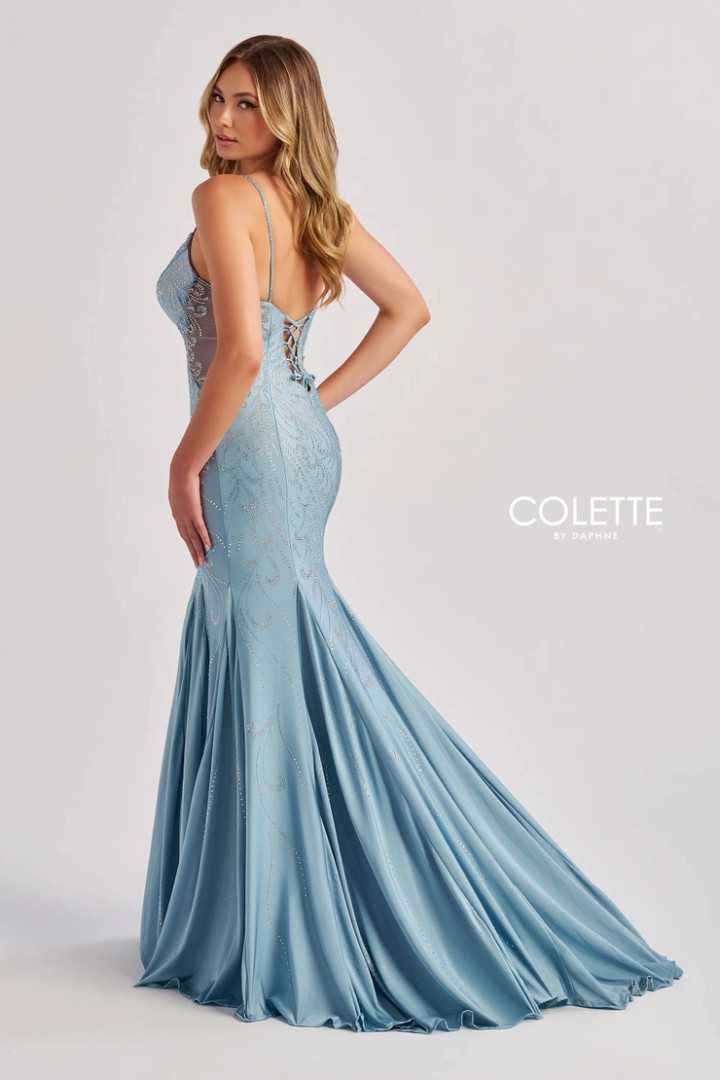Colette by Daphne CL8550 Stretch Jersey Stretch Lining Dress