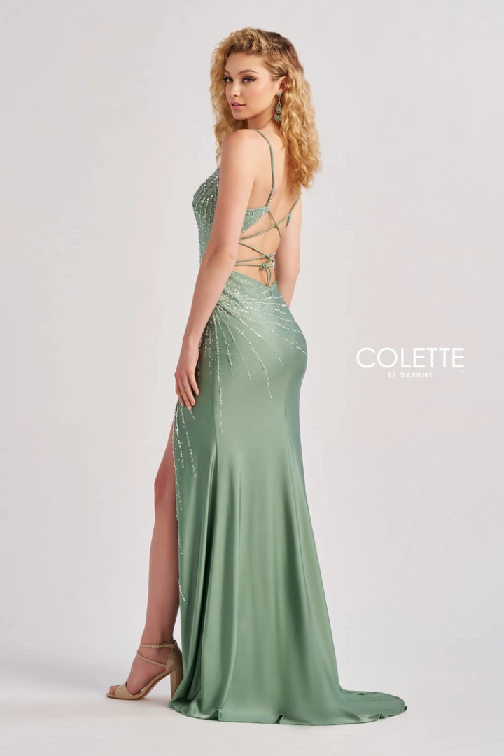 Colette by Daphne CL8555 Stretch Jersey Stretch Lining Dress
