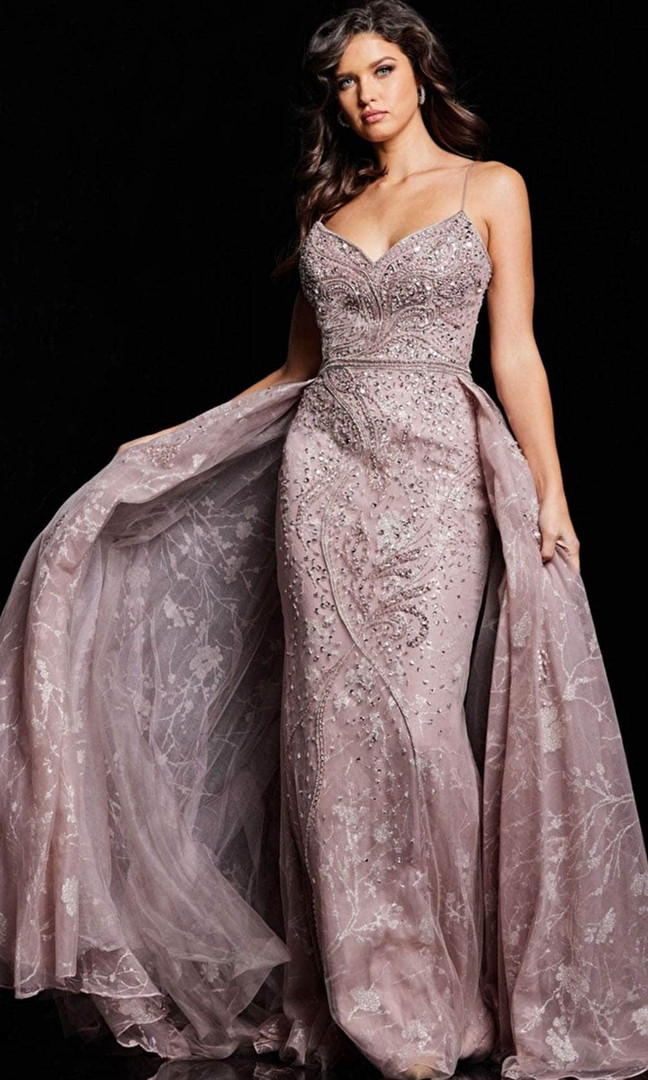 Jovani 24001 Beaded Embellished V-Neck Sleeveless Dress Jovani 24001 Beaded Embellished V-Neck Sleeveless Dress