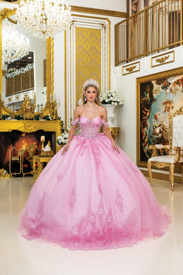 新品☆ 大人気完売品Loungedress QUEEN TEE ¥6,050 Dancing Queen 5000 Off-Shoulder Floral Quinceanera Dress