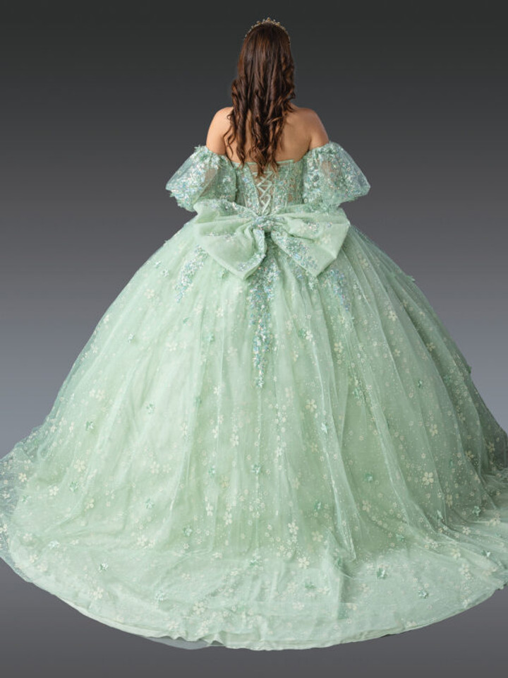 Dancing Queen 1966 Embellished Strapless Quinceanera Dress