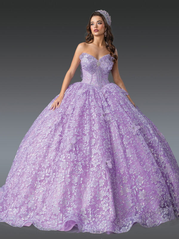 Dancing Queen 1940 Crystal Embellishments Quinceanera Dress
