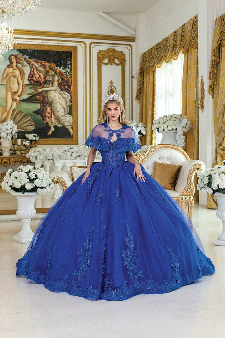 Dancing Queen 5054 Beaded Embellishments Quinceanera Dress