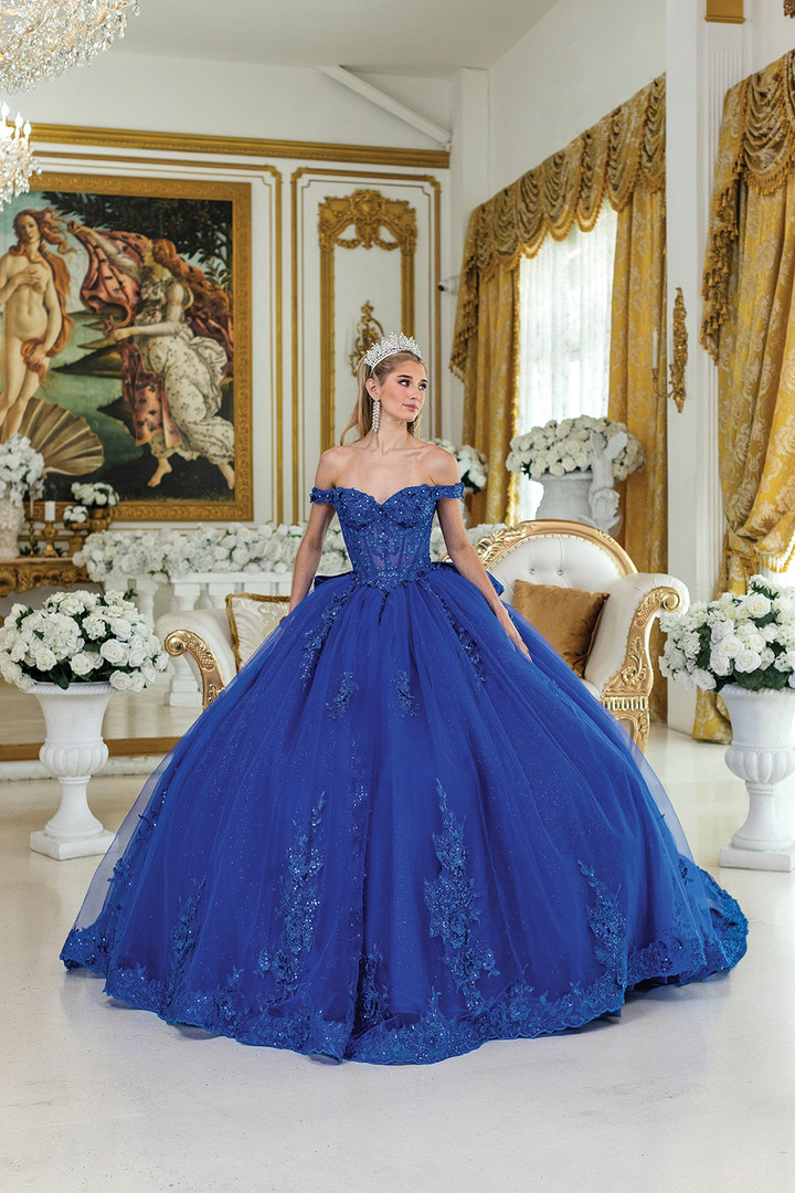 Dancing Queen 5054 Beaded Embellishments Quinceanera Dress