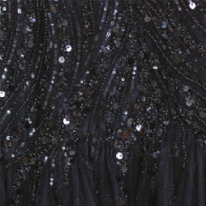 Dancing Queen 4468 Sequined Sheer Spaghetti Strap Prom Dress