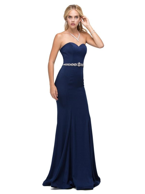Dancing Queen 9720 Sweetheart Neckline Strapless Prom Dress