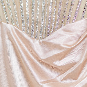 Dancing Queen 4517 Beaded Off-the-Shoulder Sleeves Dress