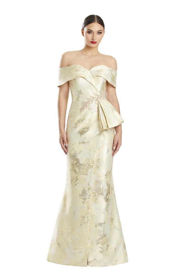 Alexander by Daymor 1852 Portrait Neck Off Shoulder Dress