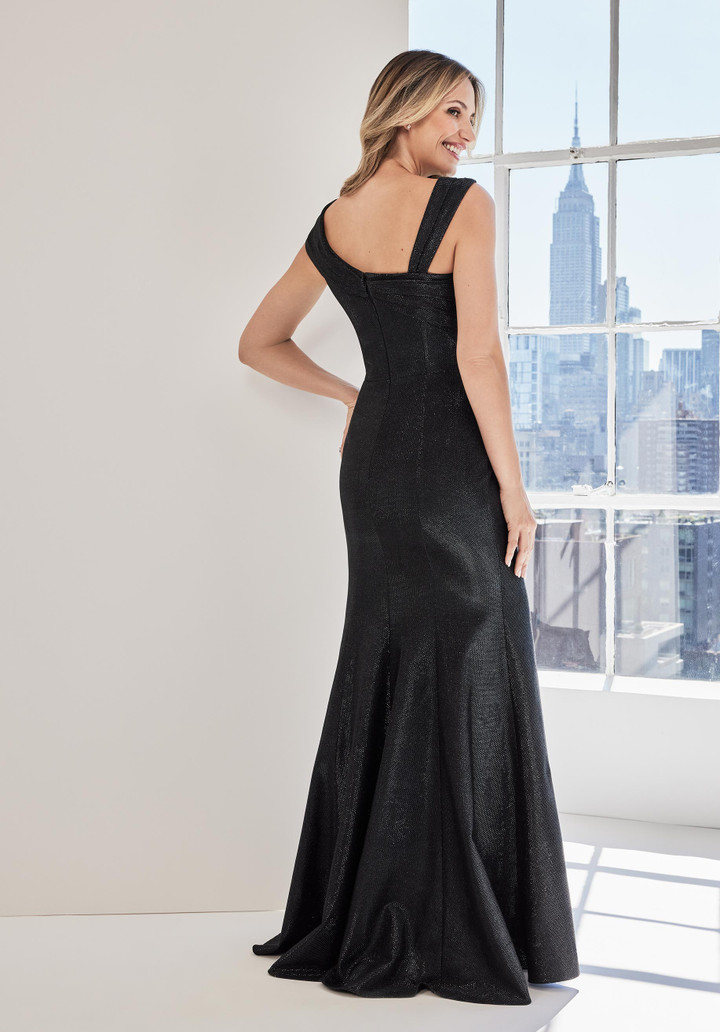 Morilee MGNY 73118 Metallic Brocade Sleeveless Evening Gown