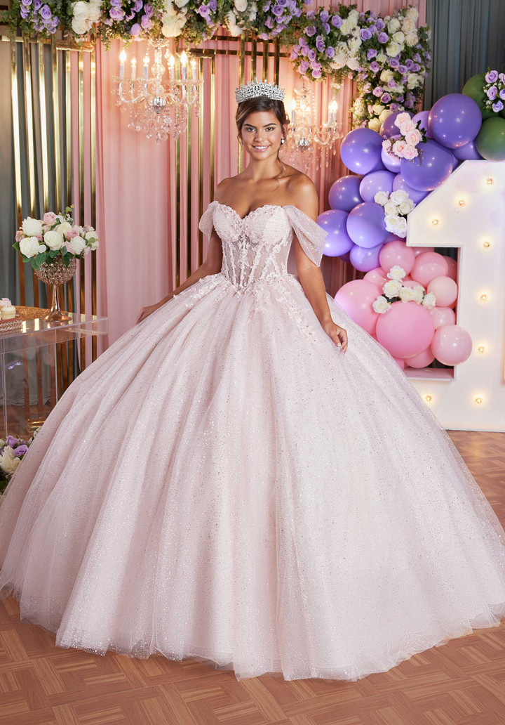 Morilee 89502 Embellished Lace Tulle Quinceañera Dress