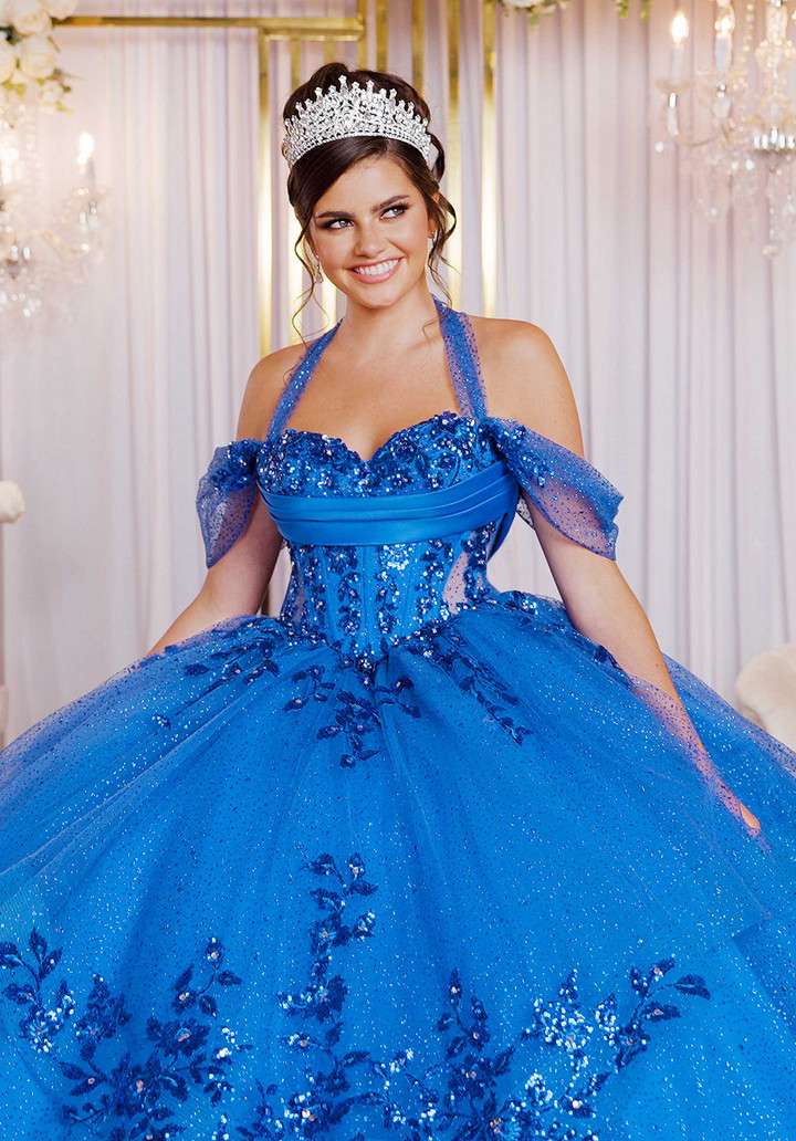 Morilee 89513 Tulle Sweetheart Neckline Quinceanera Dress