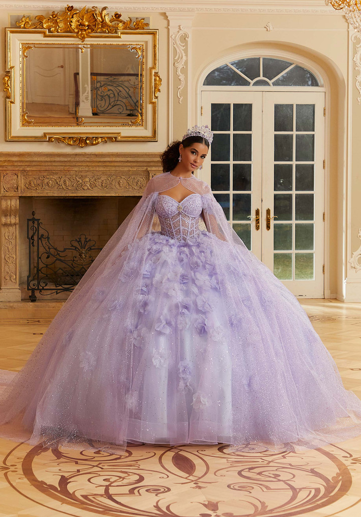 Morilee 89477 Sparkle Tulle Off Shoulder Quinceanera Dress