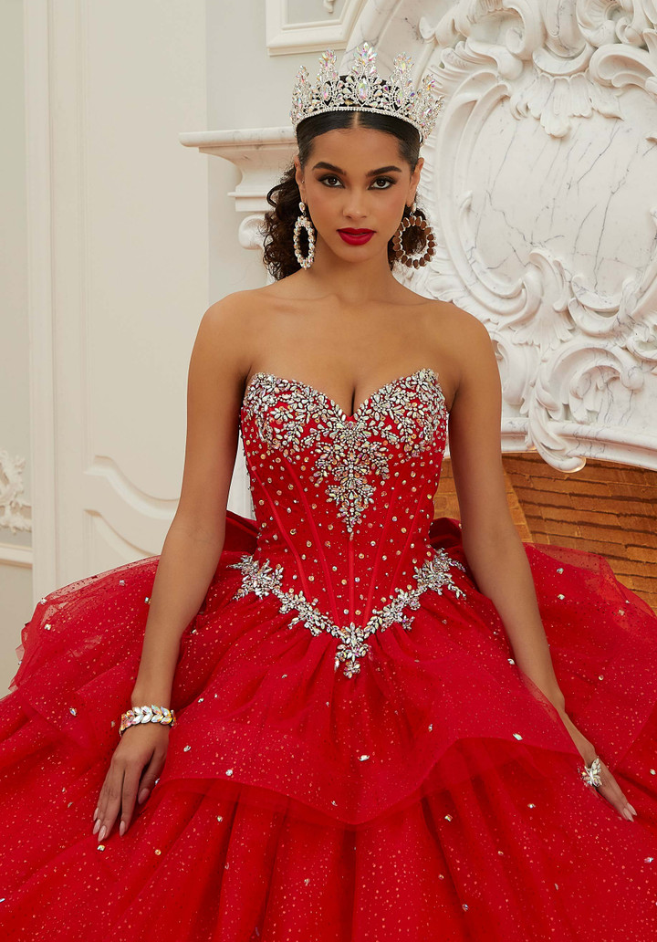 Morilee 60207 Sparkle Tulle Jewel Beaded Quinceañera Dress