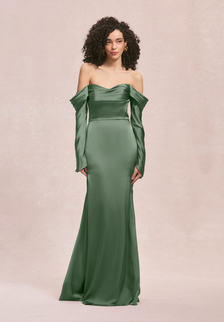 Morilee Bridesmaid 31247 Luxe Satin Sweetheart Neck Dress