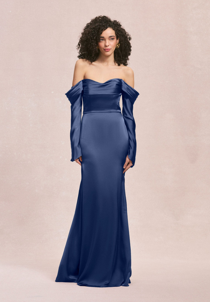 Morilee Bridesmaid 31247 Luxe Satin Sweetheart Neck Dress