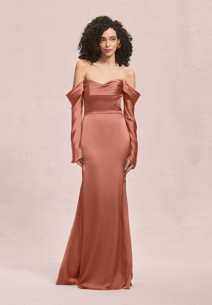 Morilee Bridesmaid 31247 Luxe Satin Sweetheart Neck Dress